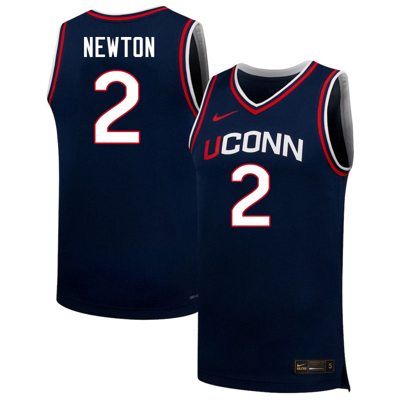 Uconn Huskies #2 Tristen Newton College Basketball Jerseys,Uniforms-Navy